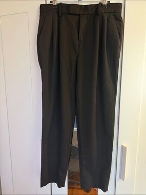 Banana Republic Black Straight-Leg Women's Trousers